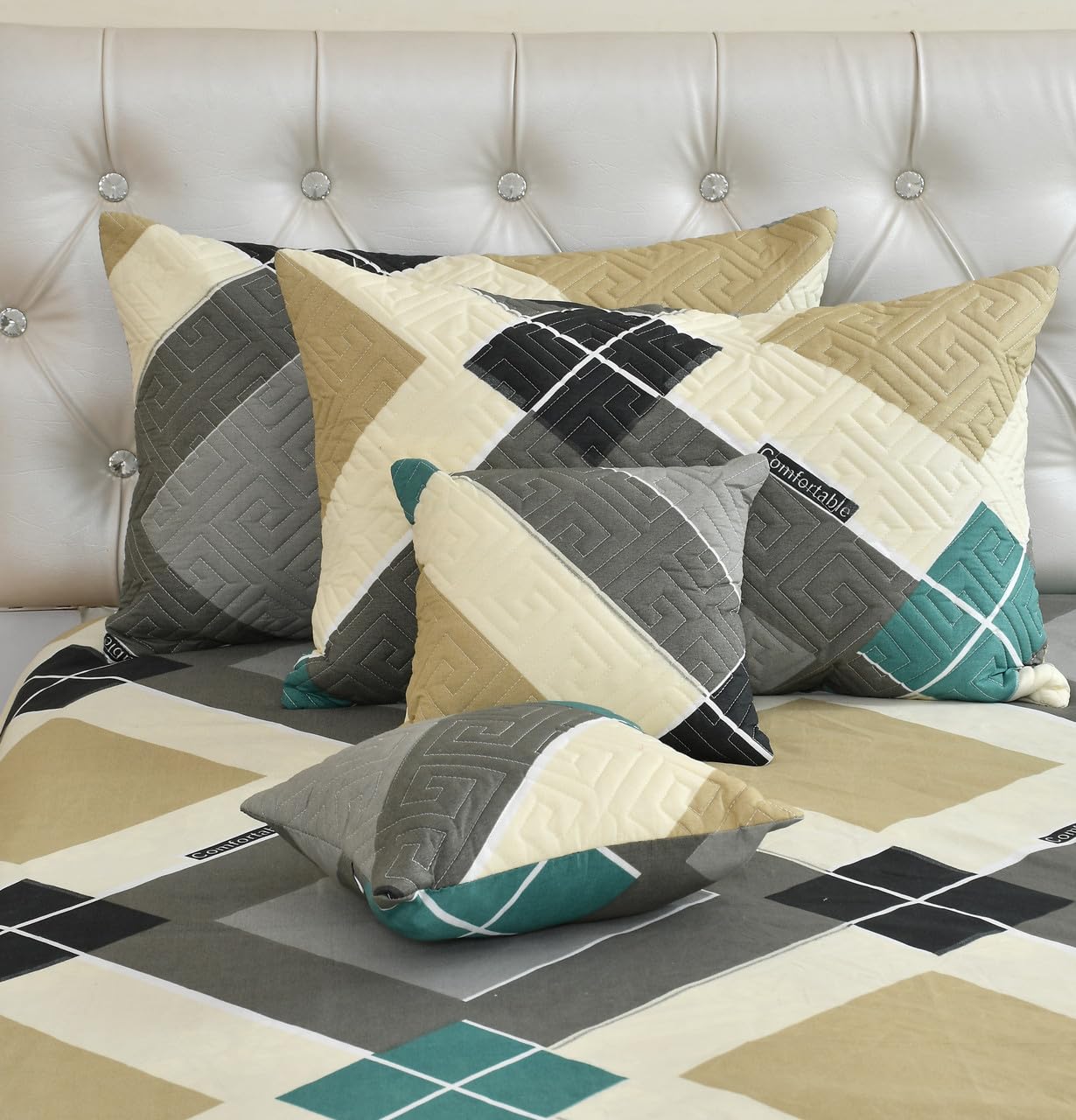 Regal Weave 5-Piece Premium King Size Bedsheet Set