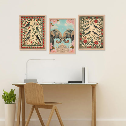 Madhubani Pichwai Wall Painting for Living Room & Bedroom