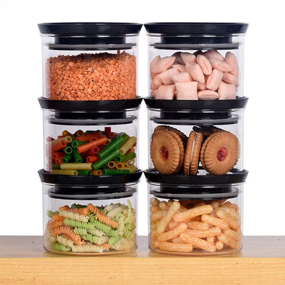 New Premium Series Container 100% Unbreakable Air Tight Container 500 ml Container – Pack of 10 (Grey)