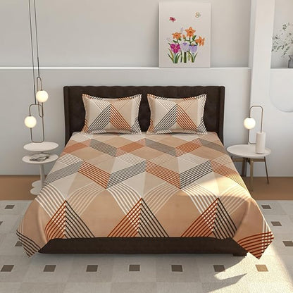 Royal Weave – 5 Piece Embroidered Glace Cotton Bedsheet Set