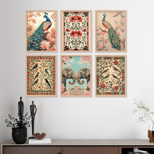 Madhubani Pichwai Wall Painting for Living Room & Bedroom