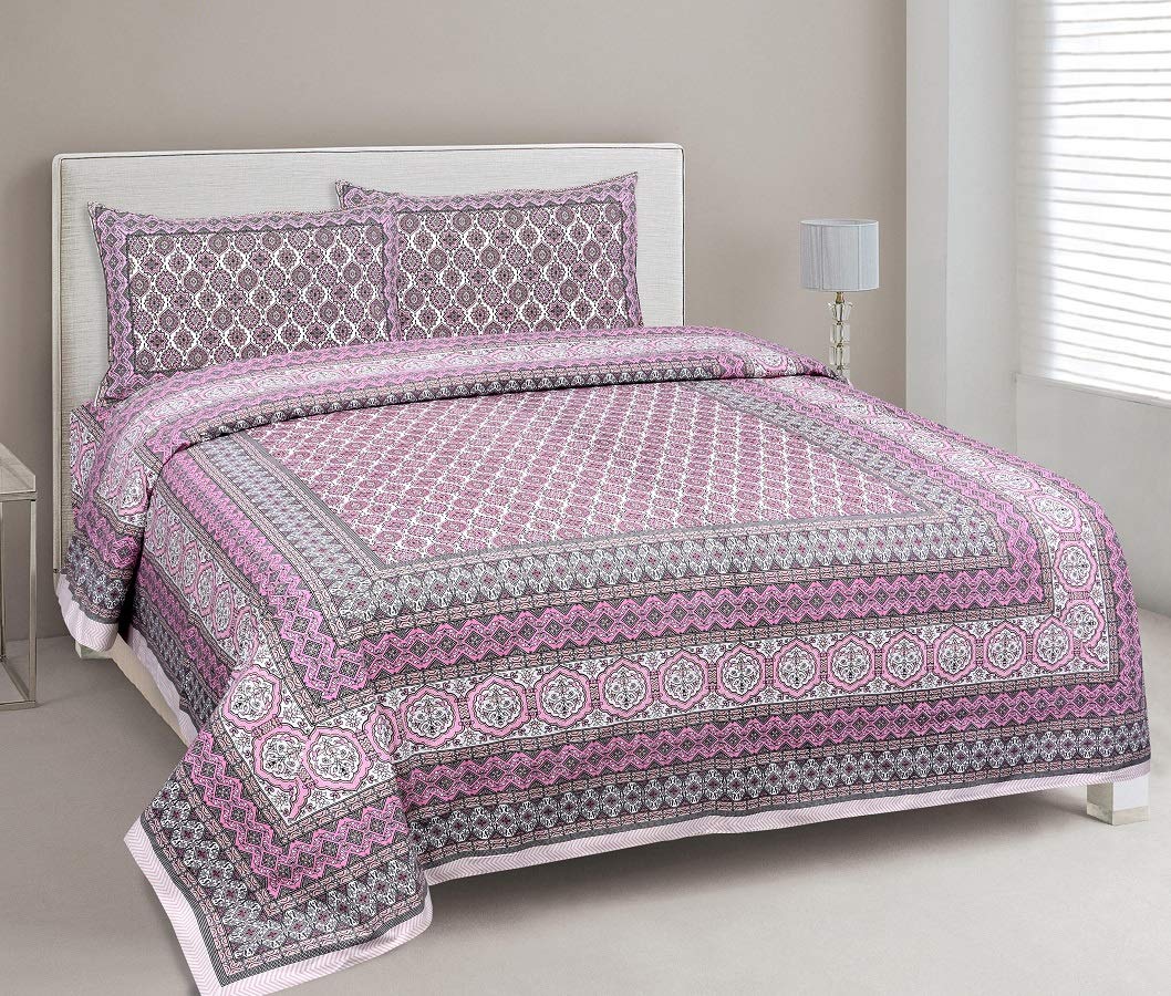 RoyalWeave 300 TC Cotton King Size Bedsheet Set