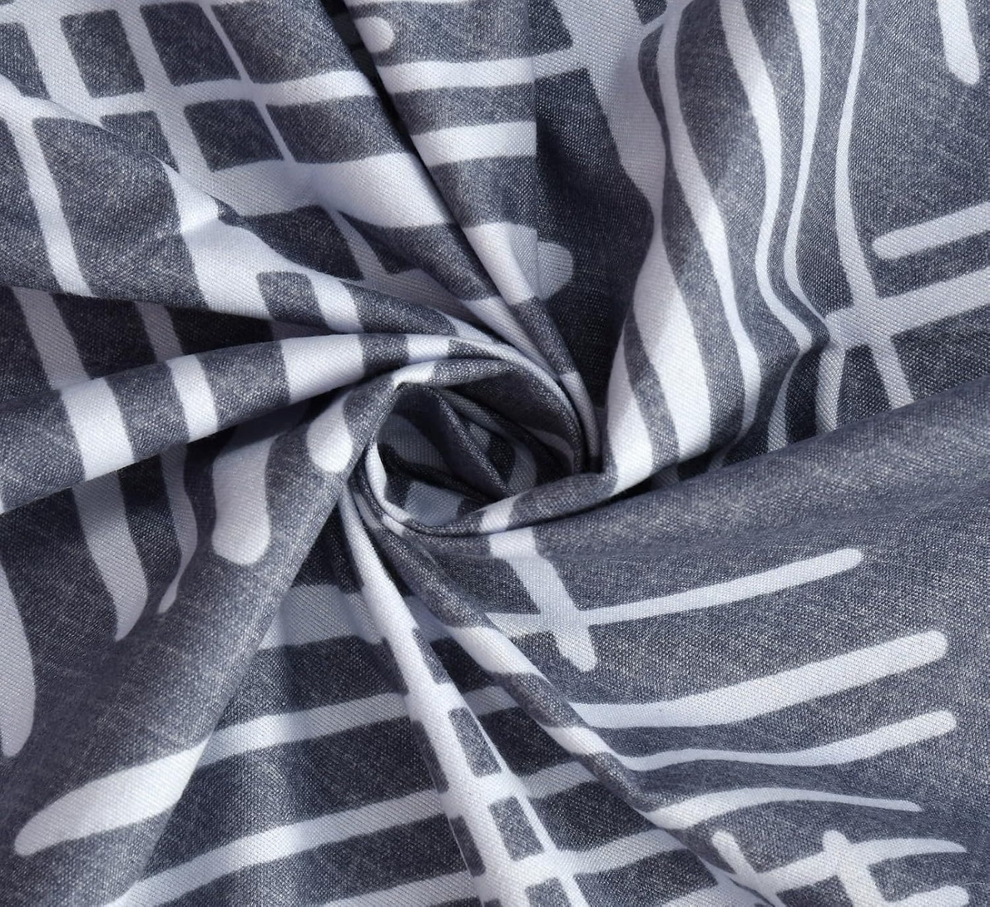 Classic Geometric Printed Diwan Cover Set – 8 Pieces