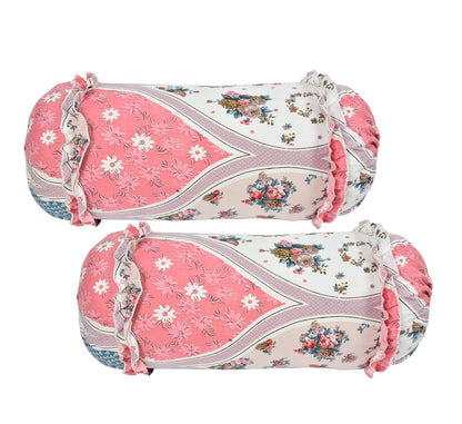 Royal Bloom Frill Designer Diwan Set - 8 Piece