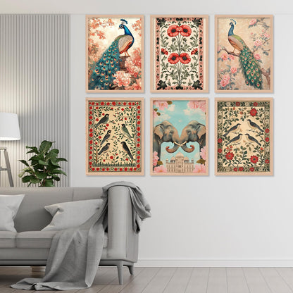 Madhubani Pichwai Wall Painting for Living Room & Bedroom