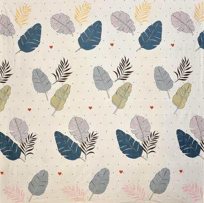 Flora Cotton 5-Piece Botanical Bedsheet Set – Double Size