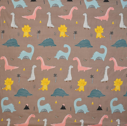 Brown Safari Kids Bedsheet Set – Soft Cotton Feel