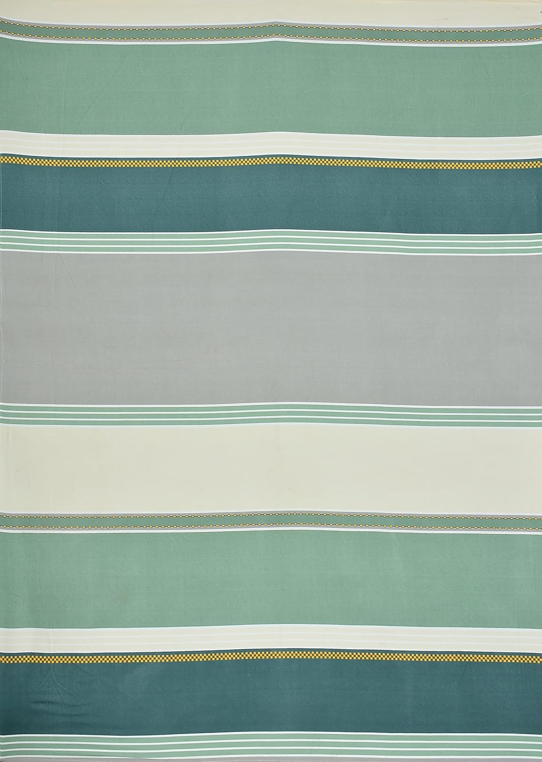 Multicolor Stripe Pattern Premium Glace Cotton Double King Size Bedsheet Set