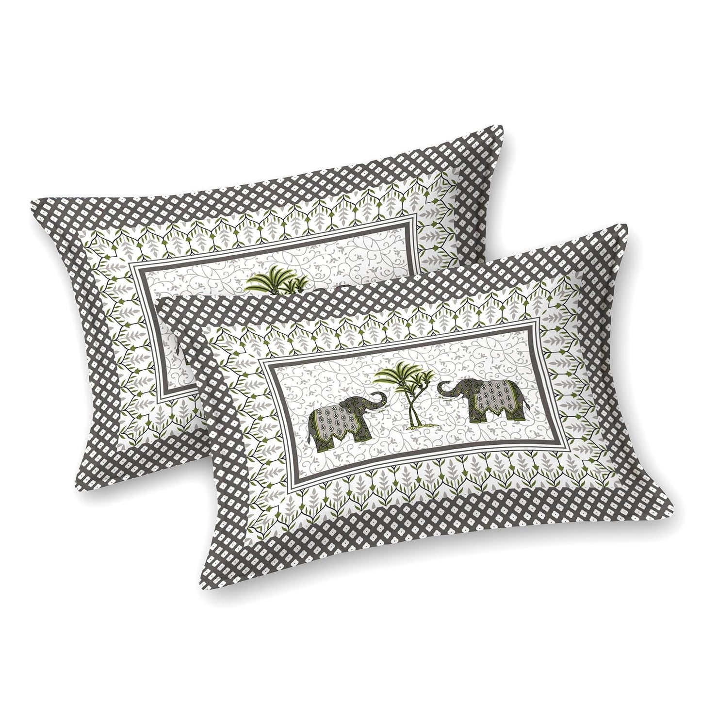 EthniSoft Pure Cotton King Size Bedsheet Set