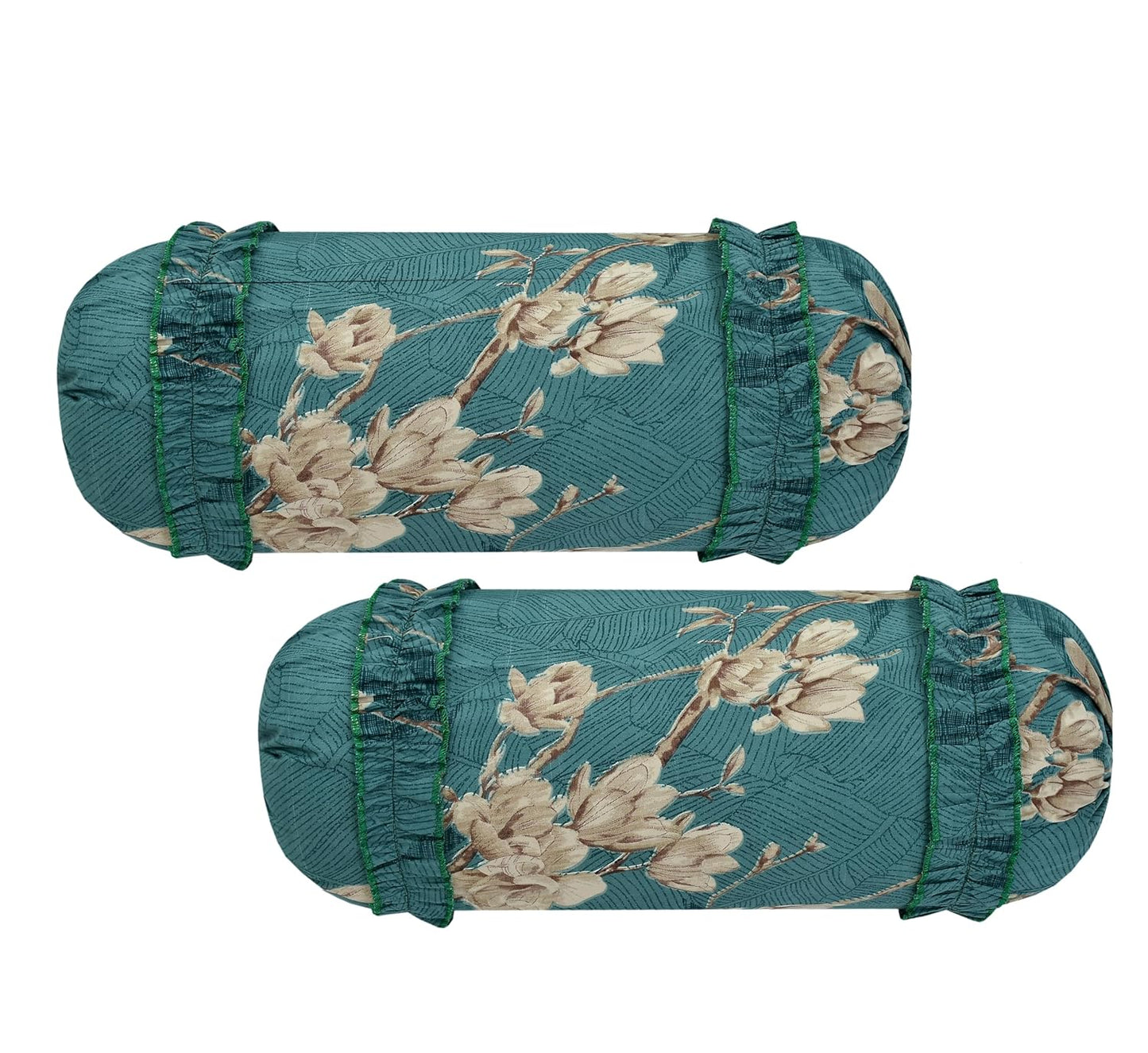 Royal Frill 8-Piece Designer Diwan Set – Floral Cotton Elegance