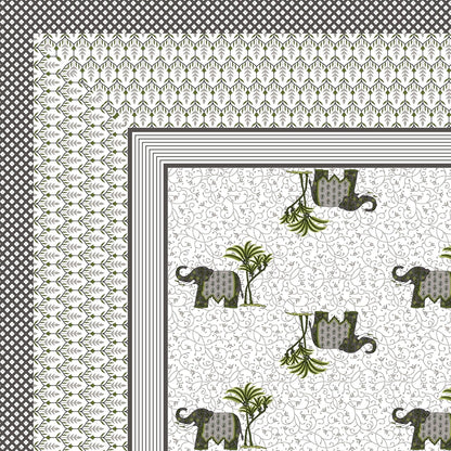 EthniSoft Pure Cotton King Size Bedsheet Set