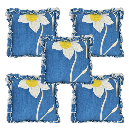Regal Elegance Frill 8-Piece Cotton Diwan Set