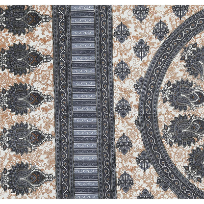 Jaipuri Ethnic 100% Cotton Double Bedsheet Set with 2 Pillow Covers – Multicolor