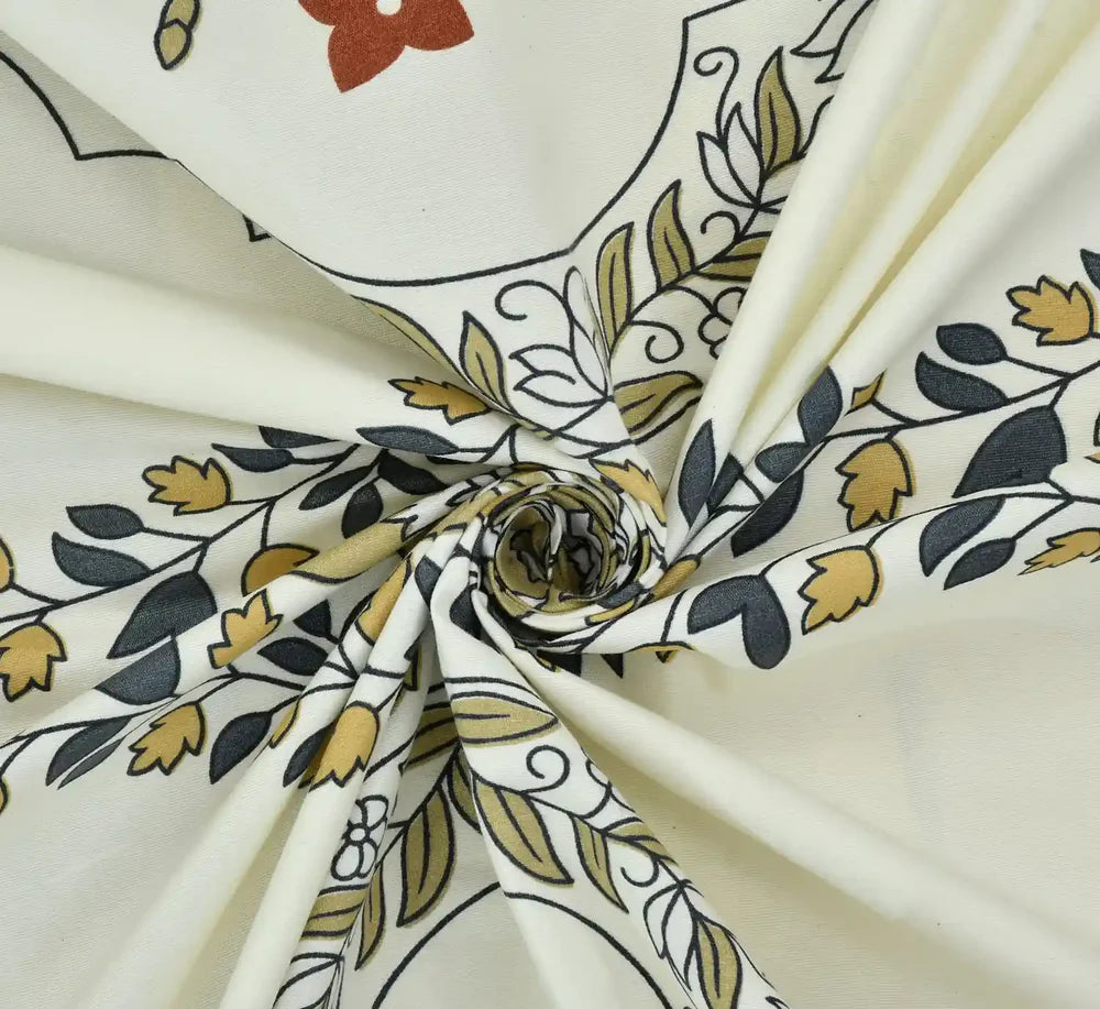 Porcelain Premium King Size Quilted Bedding Sets - 5 Pieces