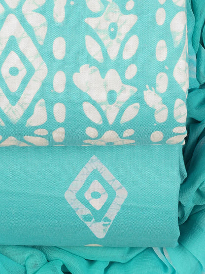 Batik Charm Cotton viscose blend Dress Material