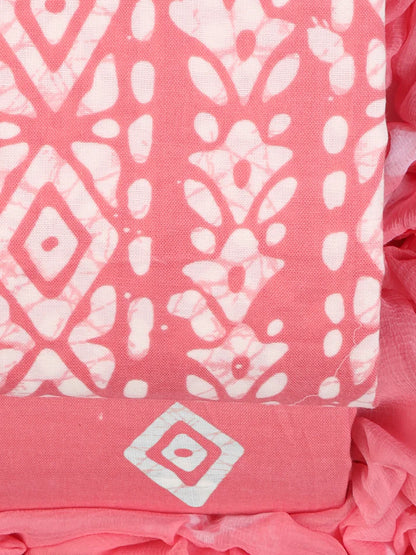 Batik Charm Cotton viscose blend Dress Material