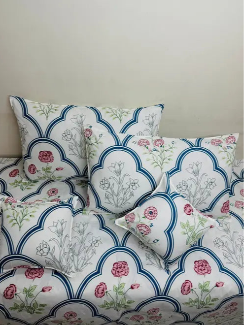 Luxor Home 5-Piece Embroidered Bedsheet Set – King Size