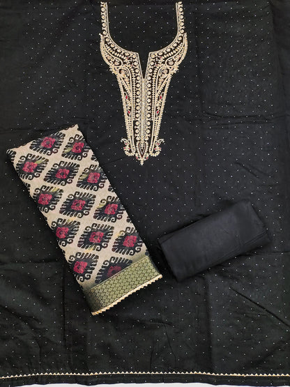 Rani Raiment Tavas Embroidered Unstitched Dress Material