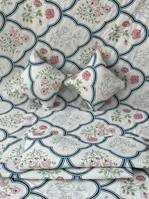 Luxor Home 5-Piece Embroidered Bedsheet Set – King Size