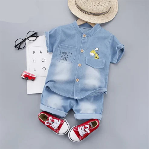 Mini Denim Days – Baby & Kids Summer Set